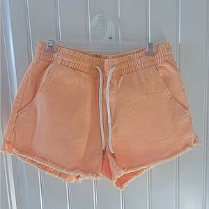 Celebrity Pink High Waist Peach Shorts